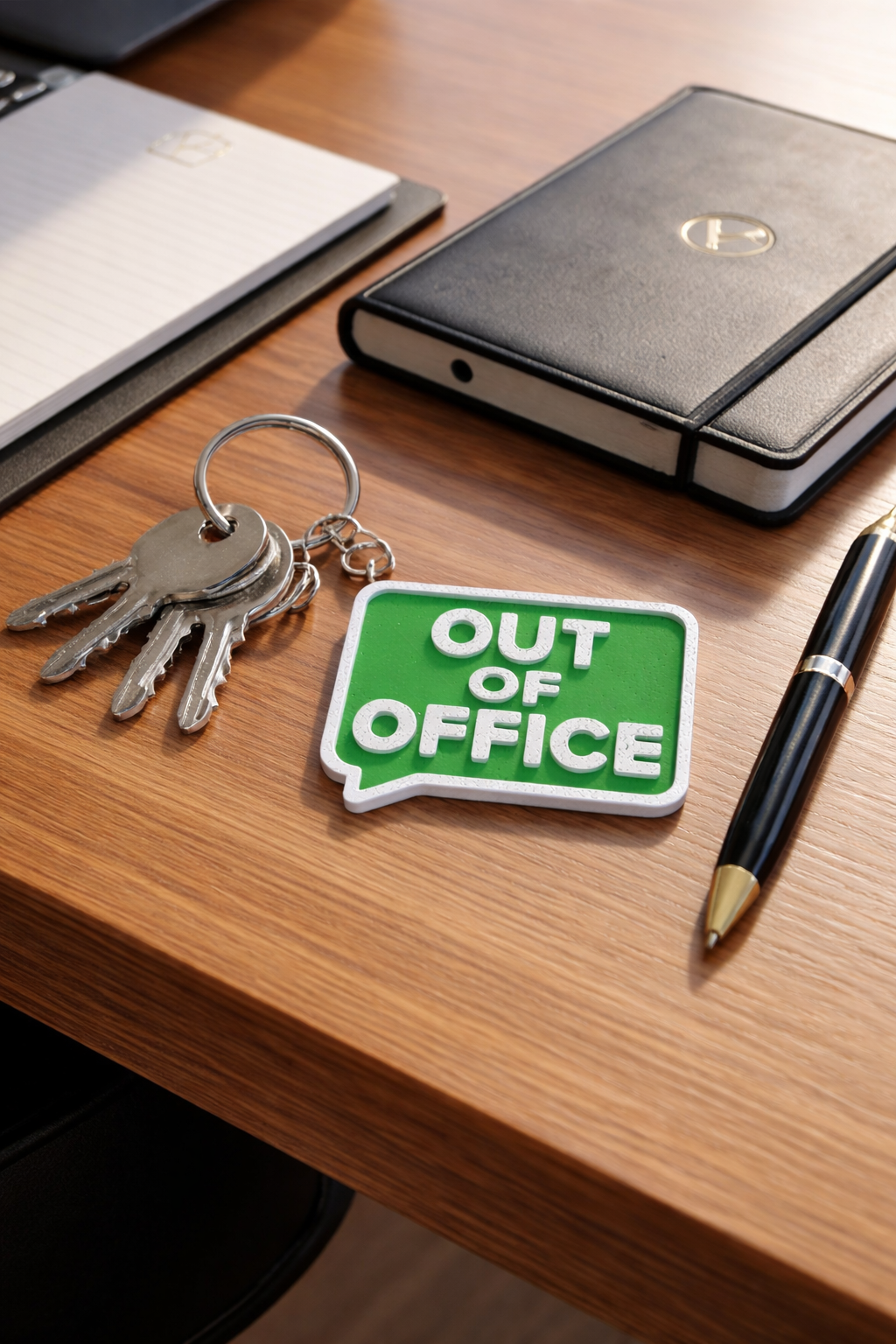 OUT OF OFFICE Keychain