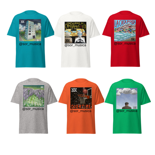 T-Shirt SOR (Fronte cover / Custom color)