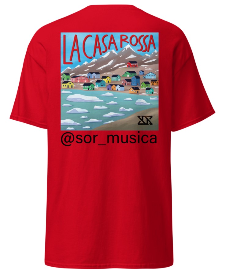 T-Shirt SOR (Fronte Logo + retro cover / custom color)