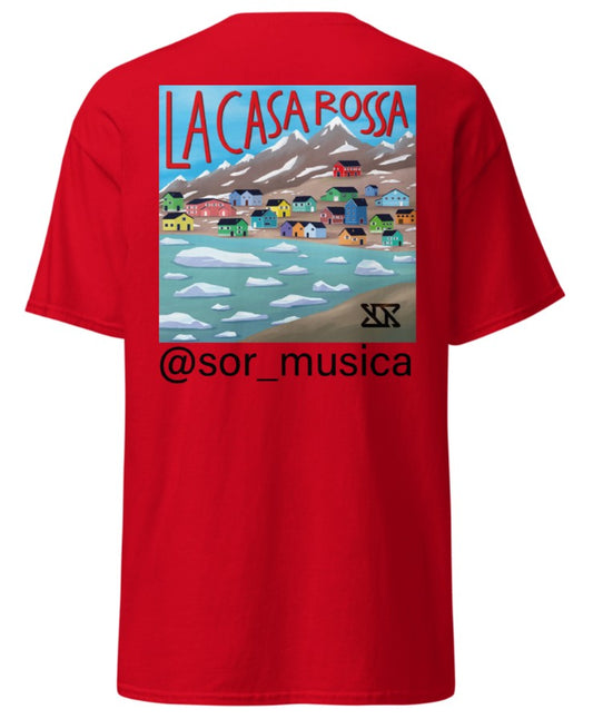 T-Shirt SOR (Fronte Logo + retro cover / custom color)