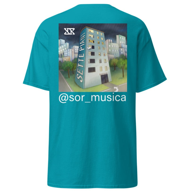 T-Shirt SOR (Fronte Logo + retro cover / custom color)