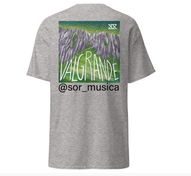 T-Shirt SOR (Fronte Logo + retro cover / custom color)